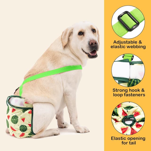 Detalle de Avont Hundewindeln 3er Set für Hündinnen