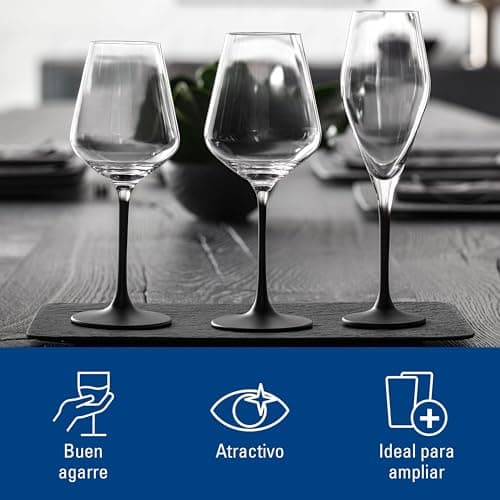 Thumbnail 4 de Villeroy & Boch Manufacture Rock set 4 copas 260 ml 🥂