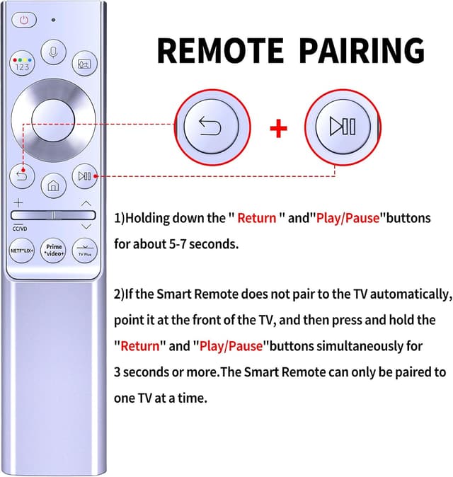 Detalle 2 de TCNOUMT BN59-01346A replacement remote control for Samsung Metal TV models