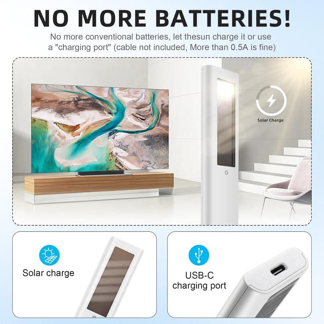 Detalle de BN59-01391A Solar TV Remote with Voice Search for Samsung Smart TVs (2020–2023 Neo LED)