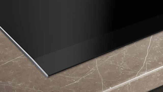 Detalle 2 de Siemens EX275HXC1E placa inducción 90 cm aluminio negro