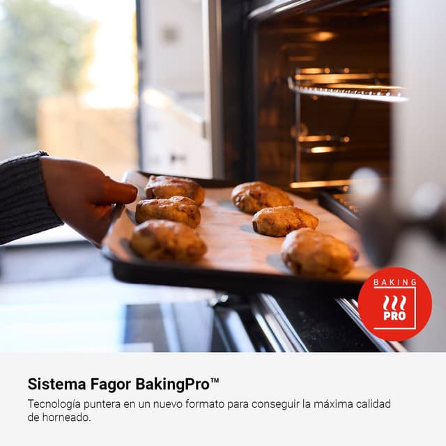 Detalle de Fagor 9H-893TEN horno multifunción 19 programas 30–280 ºC