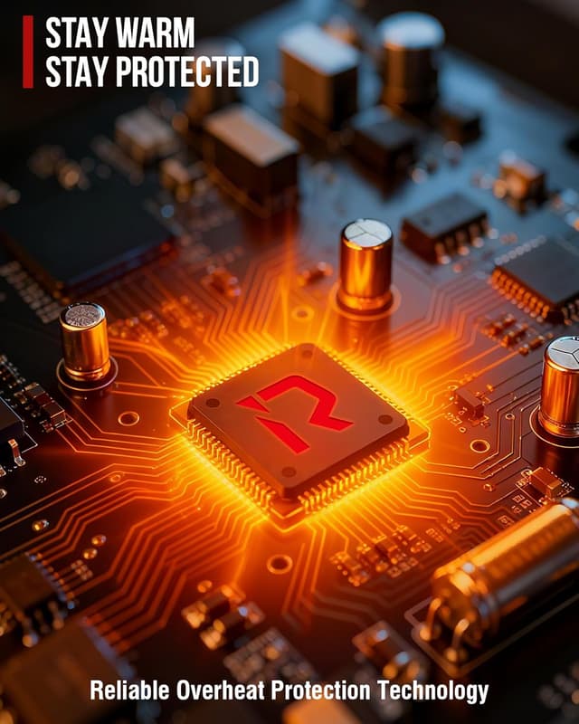 Thumbnail 5 de RIDEIRON Gilet Chauffant Homme 3 zones