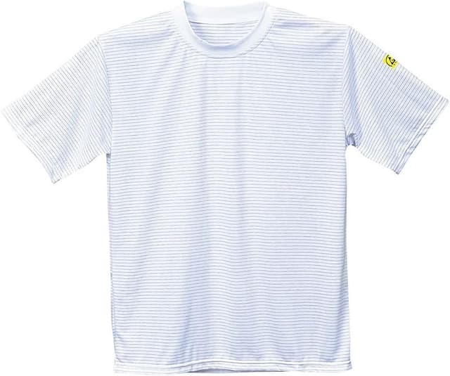 Detalle de Portwest T-shirt antistatique ESD EN 1149-5 Bleu Hamilton (AS20HBRS) – Taille S