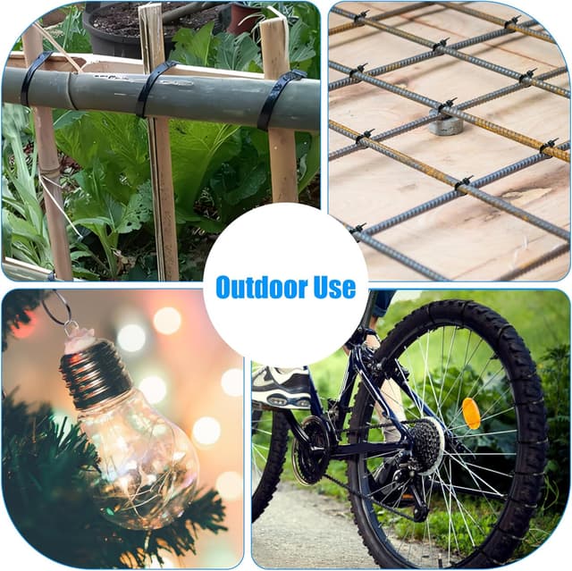 Thumbnail 5 de Jokisa 1000 pièces collier de serrage 200 x 4,8 mm