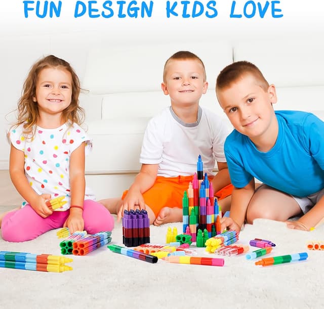 Thumbnail 5 de Vicloon Pastelli impilabili 10 pezzi 12 colori