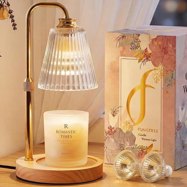 Detalle de Candle warmer lamp with dimmer timer