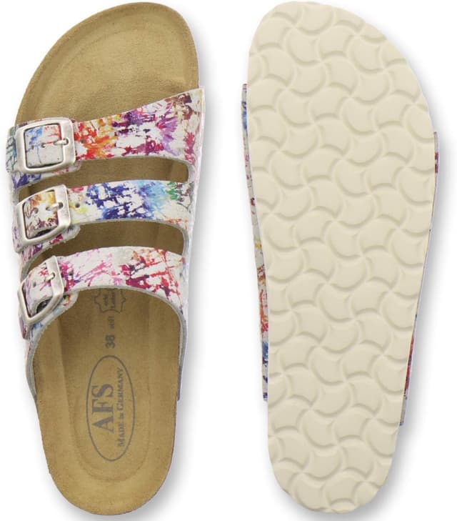 Detalle de AFS-Schuhe 2133 – Pantoufles de sport en cuir pour femme