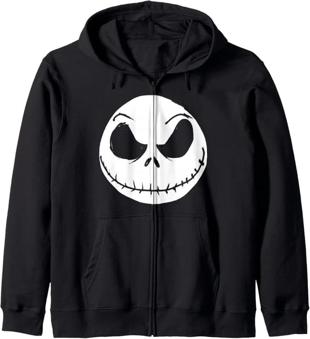 Detalle de Jack Skellington face sweat à capuche