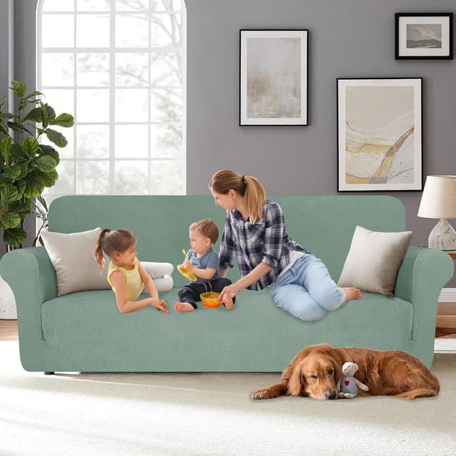 Thumbnail 1 de YSTELLAA Copridivano 2 Posti Verde Chiaro