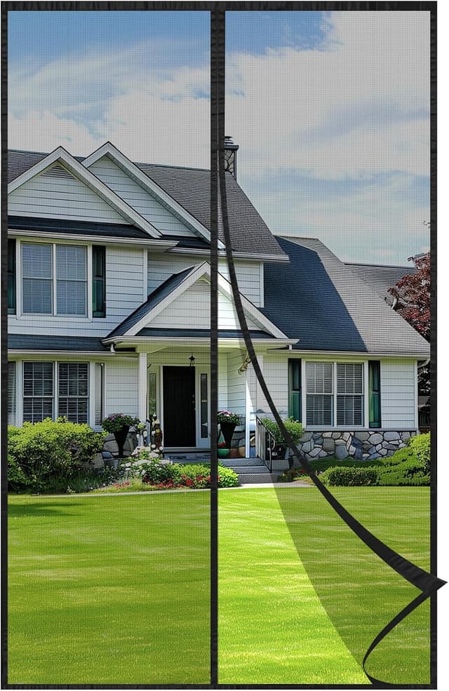 Detalle de Velway Mosquitera Puerta Magnética 120x220