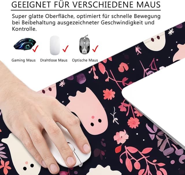 Detalle de Ridilozey Tapis de souris Kawaii XL 80x30