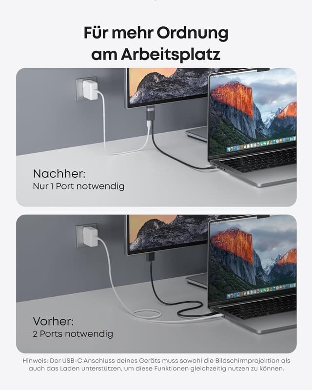 Detalle 2 de Anker Nano USB-C auf HDMI 90cm Adapter
