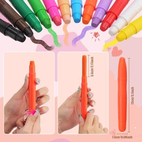 Thumbnail 5 de Beesjuy 12 Pinturas cara infantil 12 colores 🎨