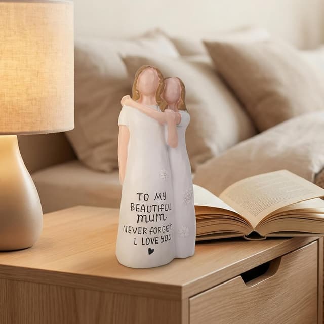 Detalle 2 de QBEJIME Mum and Daughter figurine gift