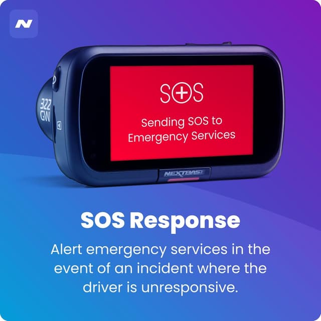 Detalle 2 de Nextbase 322GW Front Dash Cam (1080p Full HD) with WiFi, GPS, Bluetooth & Night Vision