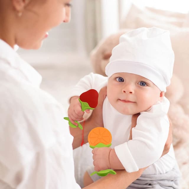 Thumbnail 6 de Vicloon Beißring Baby 7 Stück BPA-frei Silikon