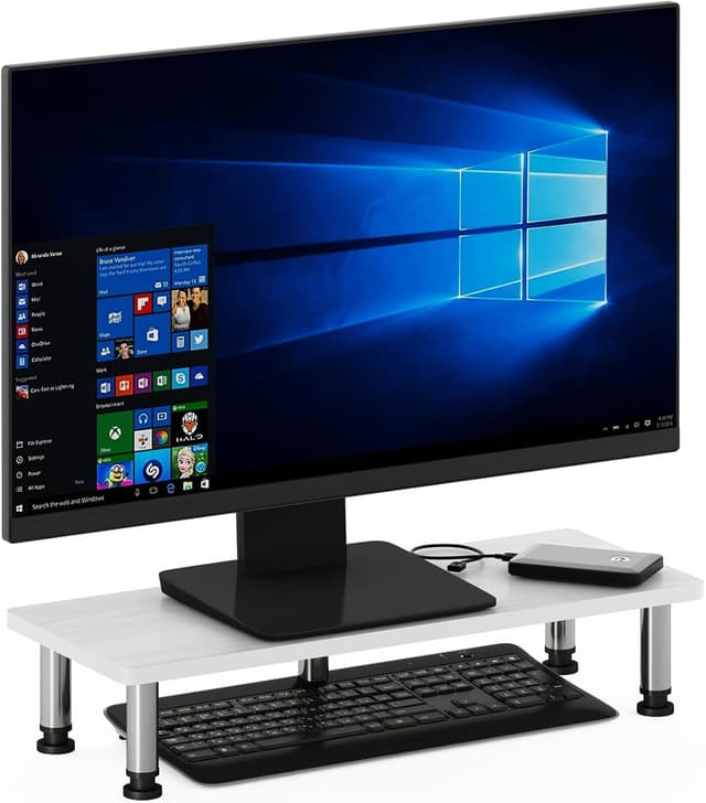 Detalle de Supporto monitor Furinno Turn-N-Tube 7 kg