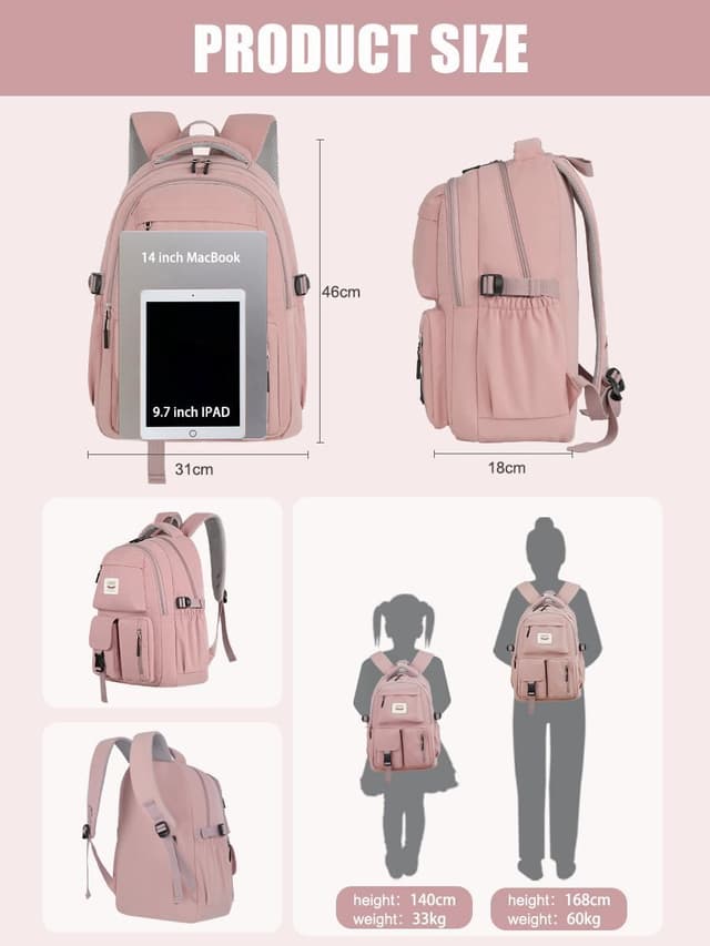 Thumbnail 5 de FIORETTO Lightweight School Backpack 15L