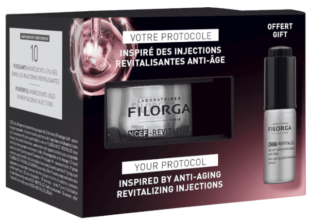Detalle de Filorga NCEF-Revitalize: Crema 50 ml y Sérum 5 ml