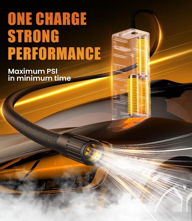 Thumbnail 1 de AOSKI 150PSI Portable Air Compressor