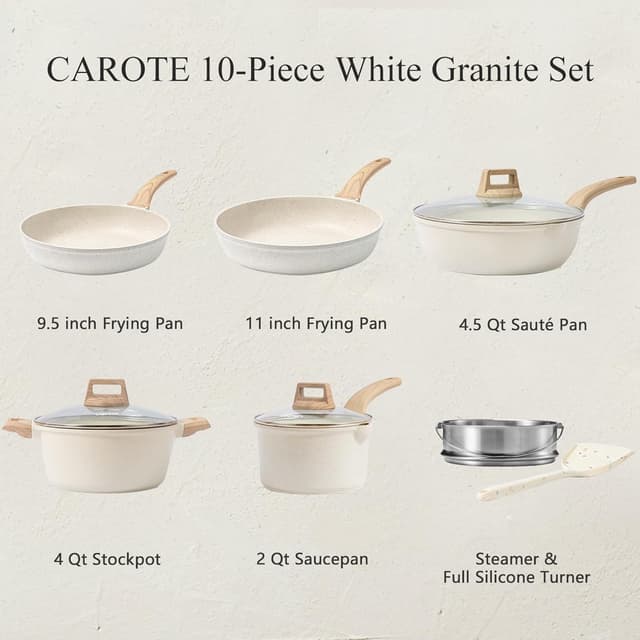 Detalle 2 de CAROTE Pots and Pans 10-Piece