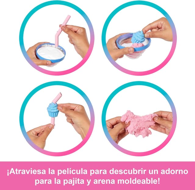 Detalle de Barbie Pop Reveal Colección Dulces 🍰 Cambia de Color JFY61