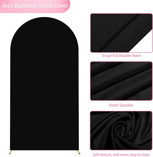 Detalle de Wokceer 6.6FT Wedding Arch Cover 6.6x3.3ft 🎀