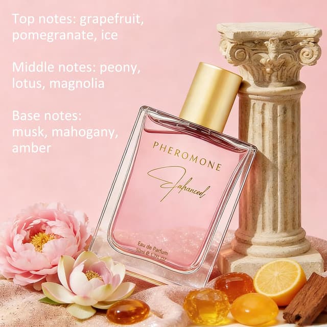 Detalle de Profumo Donna a note yuzu, melograno e muschio (50 ml) – fragranza con profumo/feromoni per lei