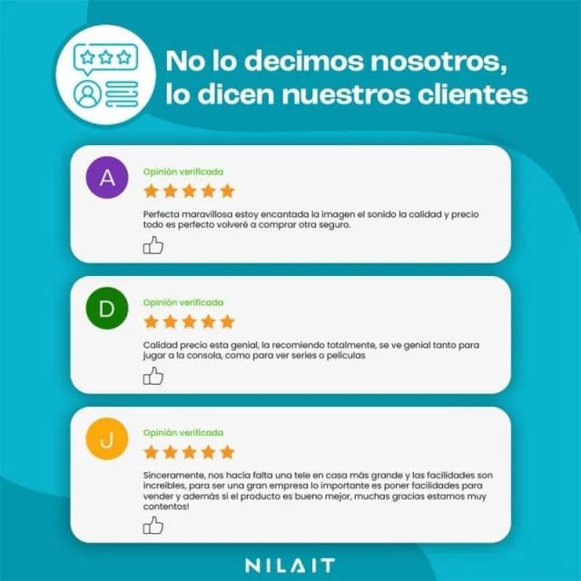 Thumbnail 3 de Nilait Luxe 43UD8004SWOS TV QLED 4K