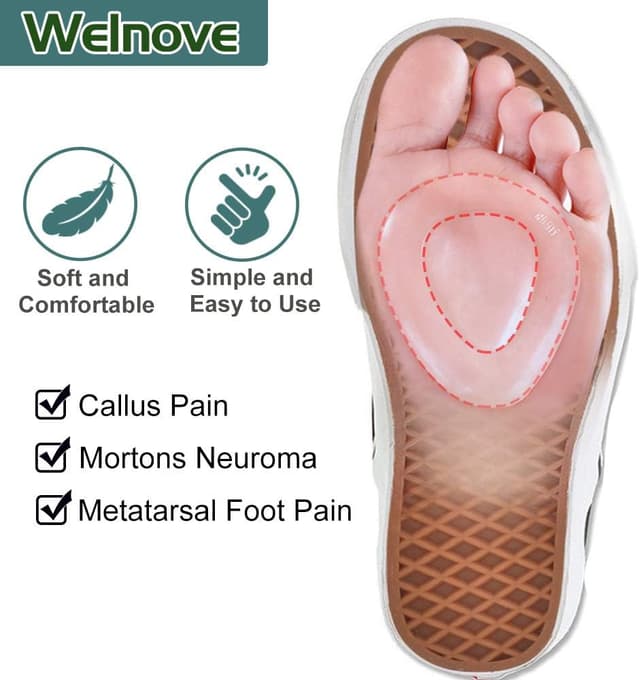 Thumbnail 2 de Welnove Metatarsal Pads 10Pcs Forefoot Cushions