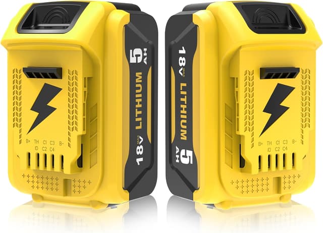 Detalle de Dewalt 18V 5000mAh batería repuesto 2 piezas