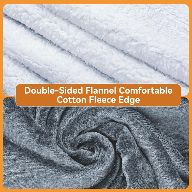 Thumbnail 6 de Olycism Coperta elettrica 180x200 cm grigio