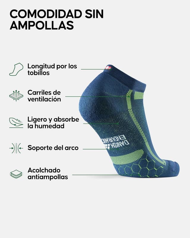 Thumbnail 1 de DANISH ENDURANCE Calcetines Cortos Running 3 Pack