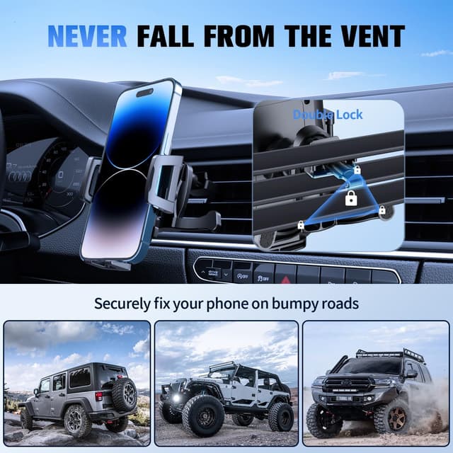 Thumbnail 5 de SUUSON 3 in 1 Car Phone Holder 360°