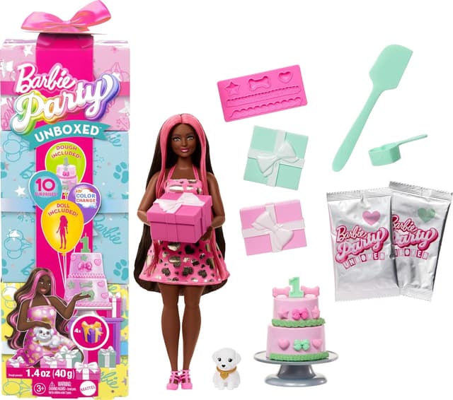 Thumbnail 6 de Barbie Stars de la Fête coffret 10 surprises