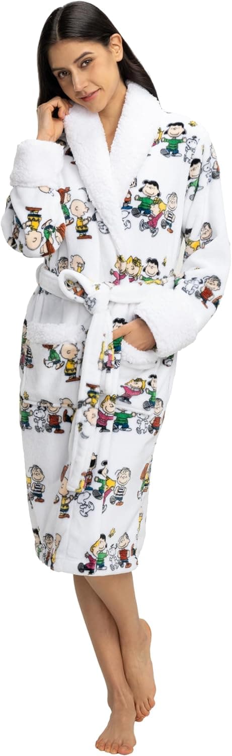 Imagen de Berkshire Peanuts Snoopy VelvetLoft Robe 36" en OfertitasTOP