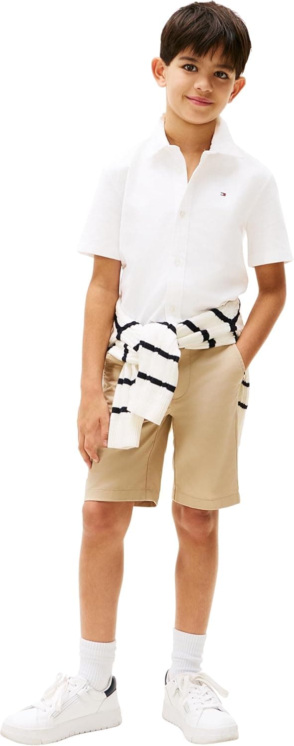 Thumbnail 3 de Tommy Hilfiger Stretch Oxford Shirt SS Kb0kb09554 camicia bambino/ragazzo