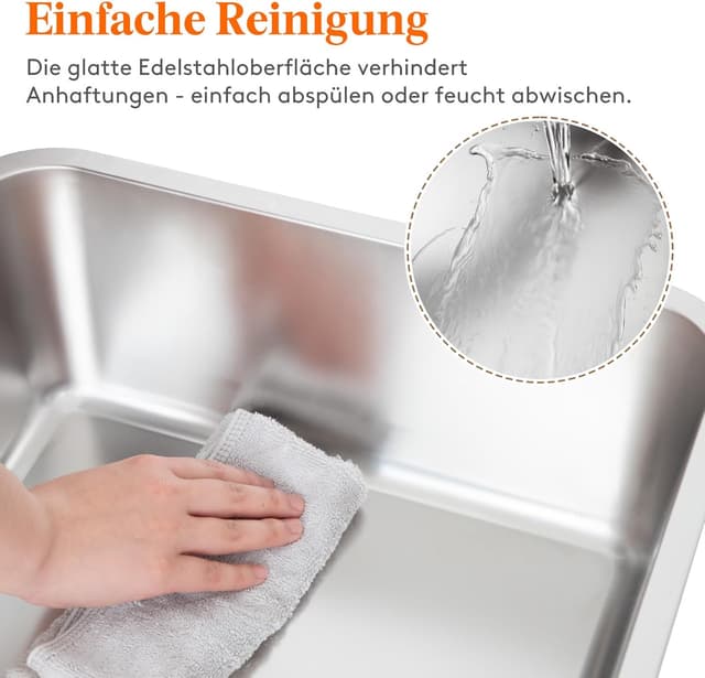 Thumbnail 5 de Lifewit 28L Katzenklo aus Edelstahl, offen