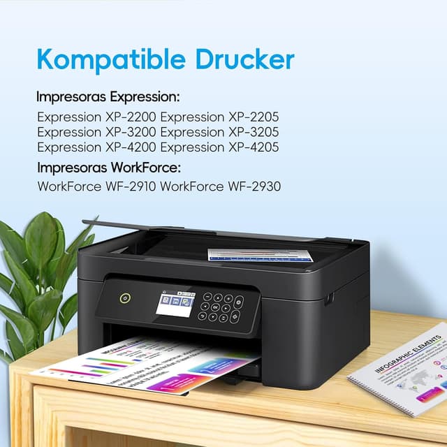 Detalle 2 de 604XL Tintenpatronen Multipack 10er kompatibel