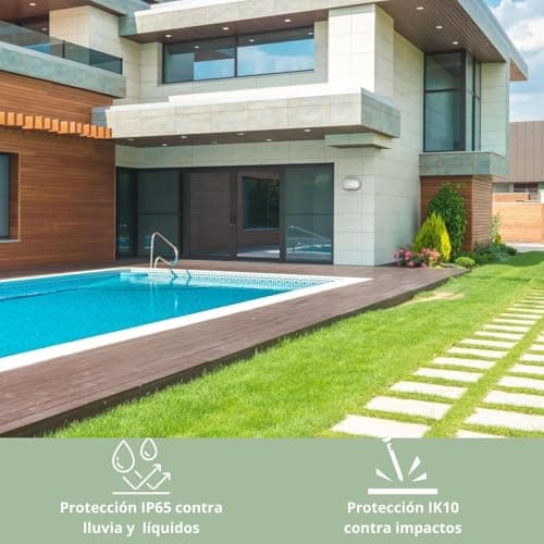 Detalle 1 de Aplique PLAFF 60W E27 IP65 Bl.