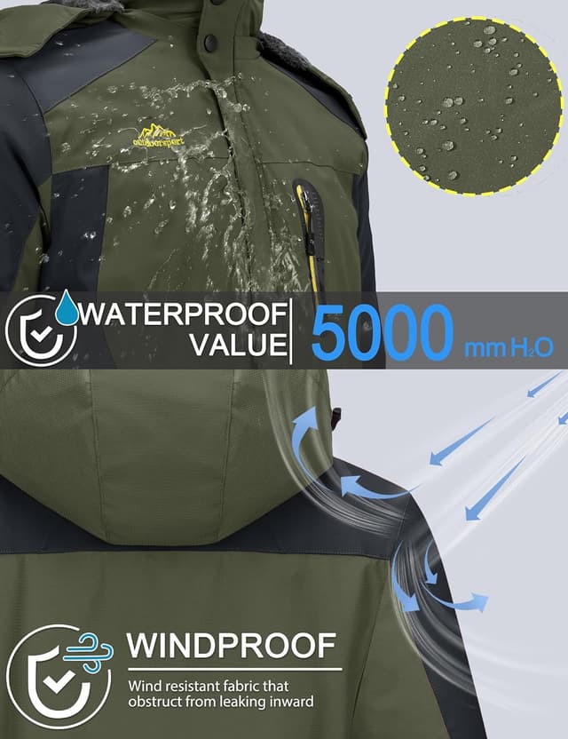 Thumbnail 1 de TACVASEN Herren Skijacke