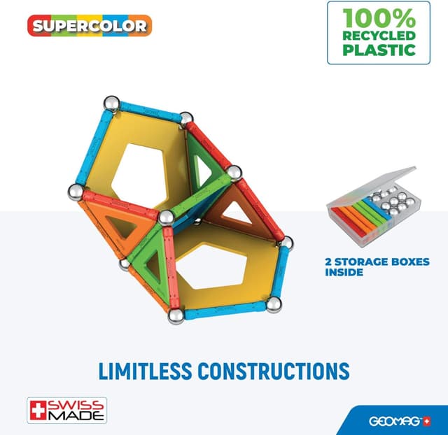Thumbnail 2 de Geomag Supercolor - Juego de Bloques Magnéticos para Niños 🧪