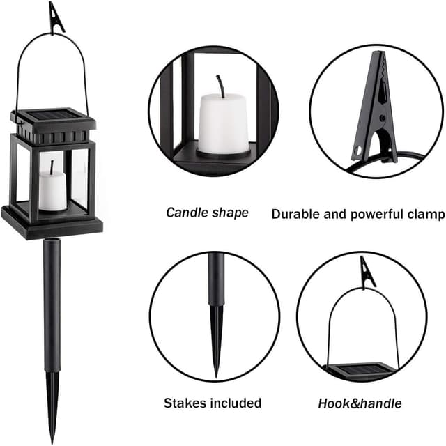 Thumbnail 4 de GIGALUMI Solar Hanging Lantern 8 Pack