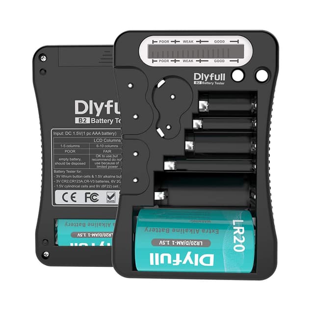 Detalle de Dlyfull Battery Tester LCD for AA AAA 1.5V