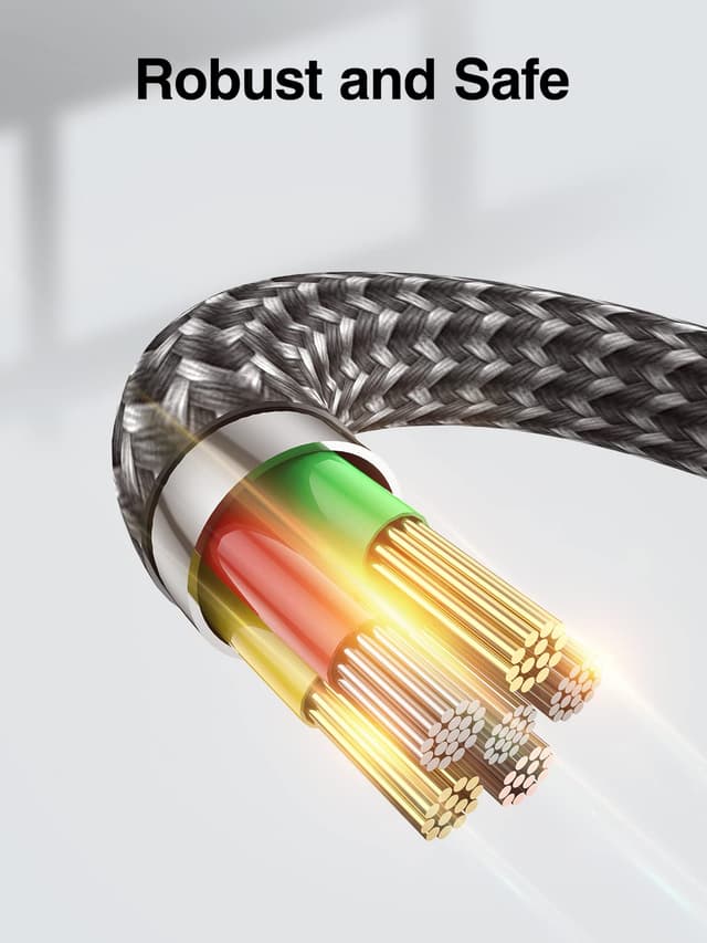 Detalle de USB C Kabel 2er-Pack 1 m+1 m Schnellladekabel