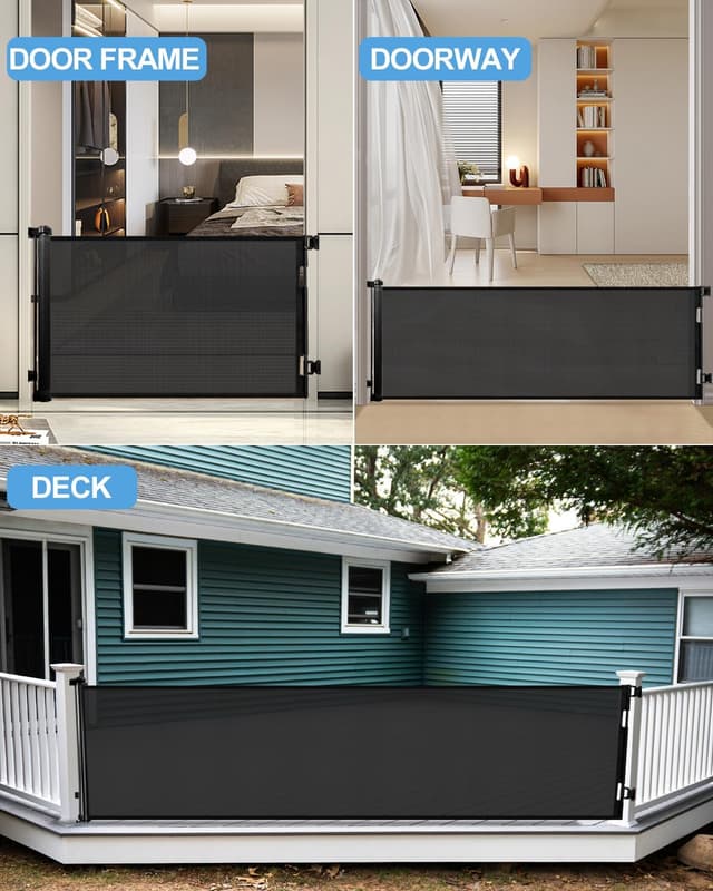 Thumbnail 6 de Lexixi ibao Retractable Mesh Baby Gate