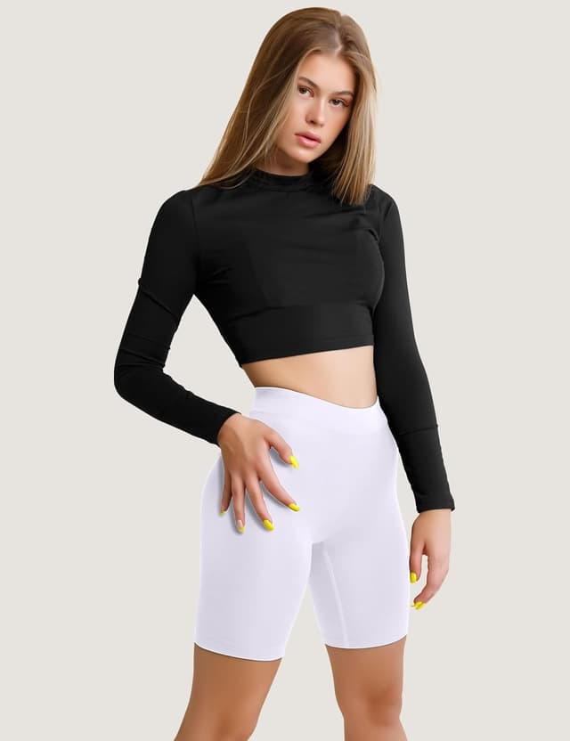 Detalle 2 de Radlerhose Damen Kurz 3er Pack