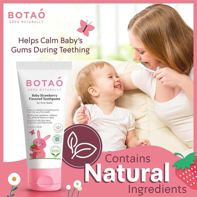 Thumbnail 2 de BOTAO Fluoride Free Baby Toothpaste 1.7 Oz 🦷