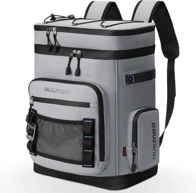 Detalle de Hulongo Large Waterproof Insulated Cooler Backpack – leak-proof cooler bag for men & women